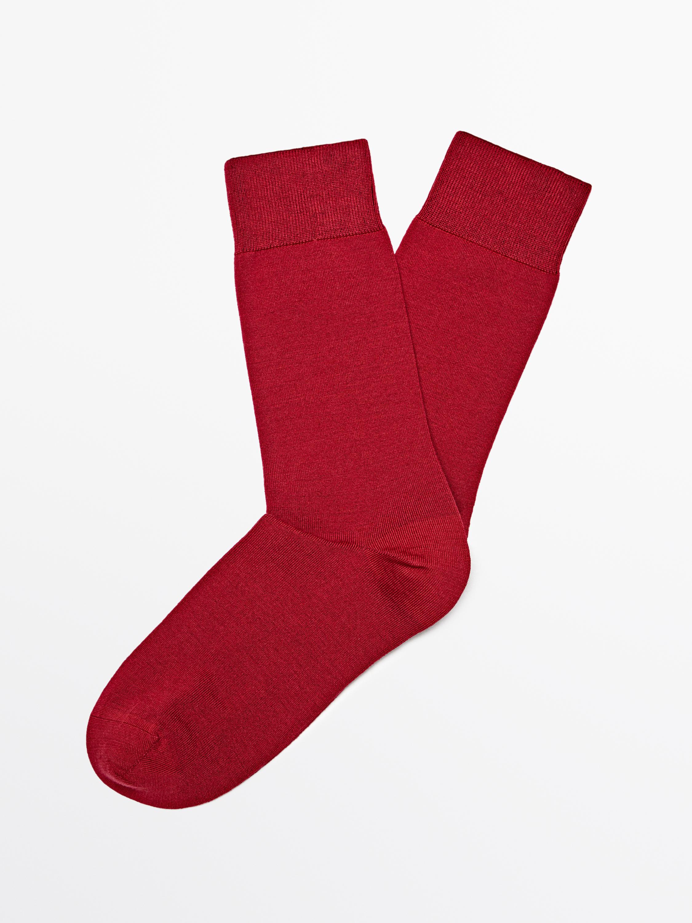 Wool blend socks